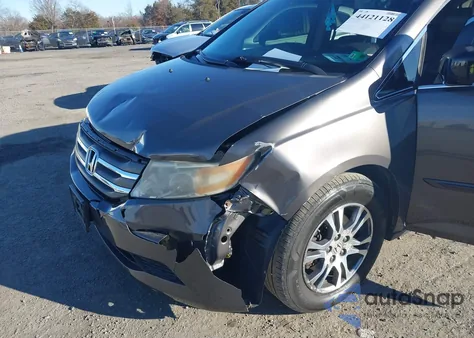 2011 Honda Odyssey Ex-L z USA, uszkodzony, nr VIN 5FNRL5H60BB091313